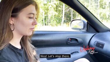 Водитель трахнул в рот попутчицу без денег