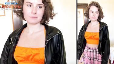 Русская пара после романтического ужина снимает домашний секс на видео