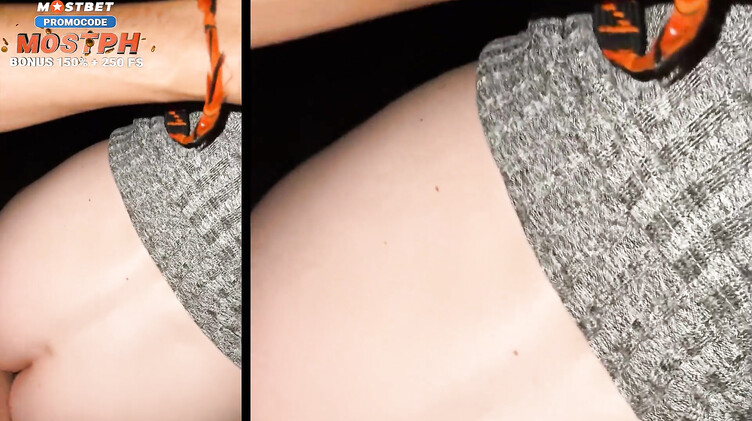 Рискованный публичный секс на заднем ряду кинотеатра