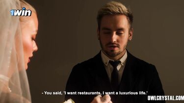 Сексуальная невеста в чулках изменяет с фотографом в день свадьбы