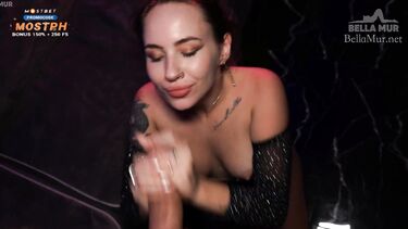 Leo Casanova: Красивая подборка Беллы Мур со сливами спермы в рот и на лицо