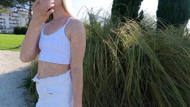 Русский парень запикапил и трахнул блондинку, расставшуюся со своим парнем