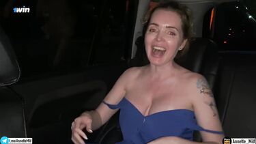 Милфа нимфоманка соблазняет на еблю таксиста