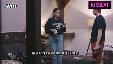 Уборщица оказалась выебанной заказчиком в рот и киску