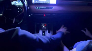 Лысый русский парень подвез и трахнул в машине жопастую незнакомку