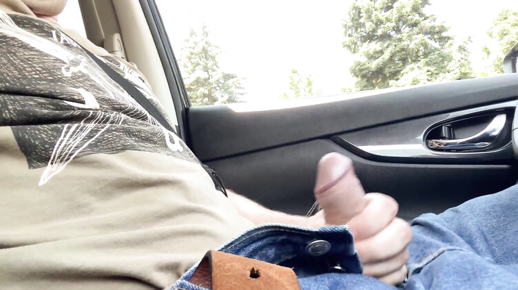 Незнакомка за деньги сосет хуй онанисту в машине