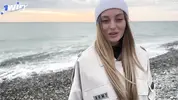 пикапер снимает красотку на Балтийском море