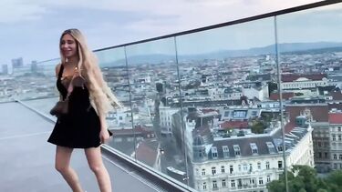 Кончил в пизду блондинке с косичкой после утреннего минета