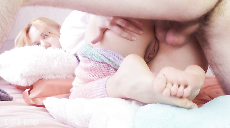 Сперма в жопе: Анальный кремпай Эсти Кей после футджоба