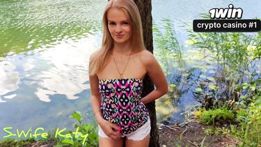 SWife Katy: Рыбак отымел слабую на передок незнакомку у у пруда