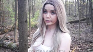 Застройщик дал на клык и трахнул в лесу прикованную эко-активистку