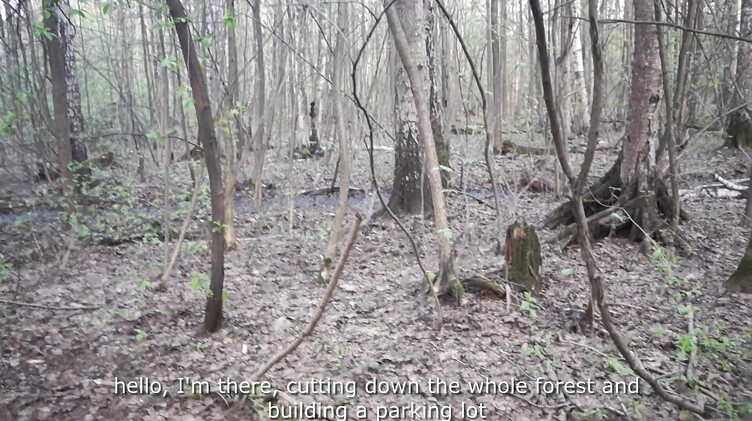 Застройщик дал на клык и трахнул в лесу прикованную эко-активистку