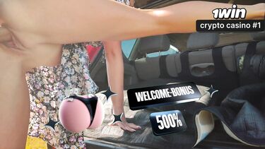 Ебля раком девки в платье в багажнике машины