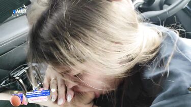 Отсосала и глотнула сперму водителя за поездку автостопом