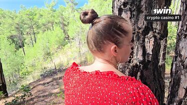 Снял русскую нудистку на пляже и выебал ее в кустах