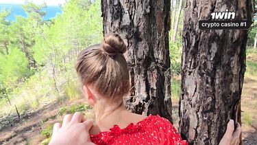 Снял русскую нудистку на пляже и выебал ее в кустах