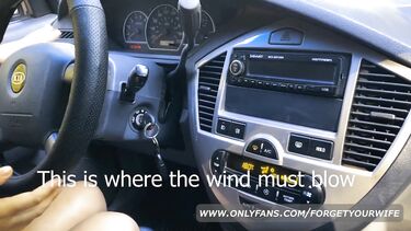 Тупая пизда сосет незнакомцу член за ремонт машины