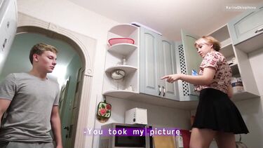 Сосед выебал жену мусора и убежал