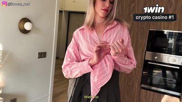 Грязная училка выебана мужем перед работой