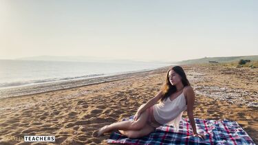 Экстремальная русская пара наслаждается красивым сексом на пляже