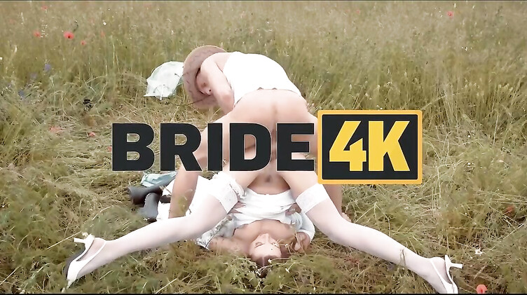 Vip4K: Деревенщина трахает в поле сбежавшую со свадьбы невесту