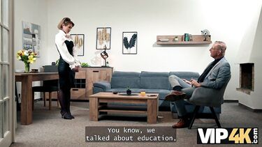 Зрелый и молодая: Старый аристократ выебал невесту сына и благословил брак