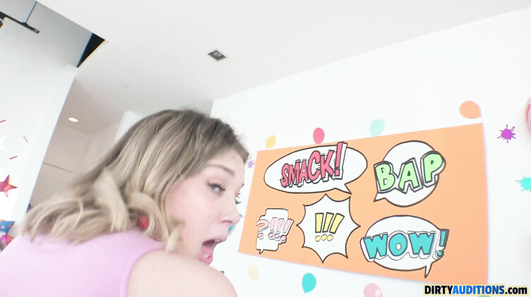Первый анальный кастинг Софии Стерлинг