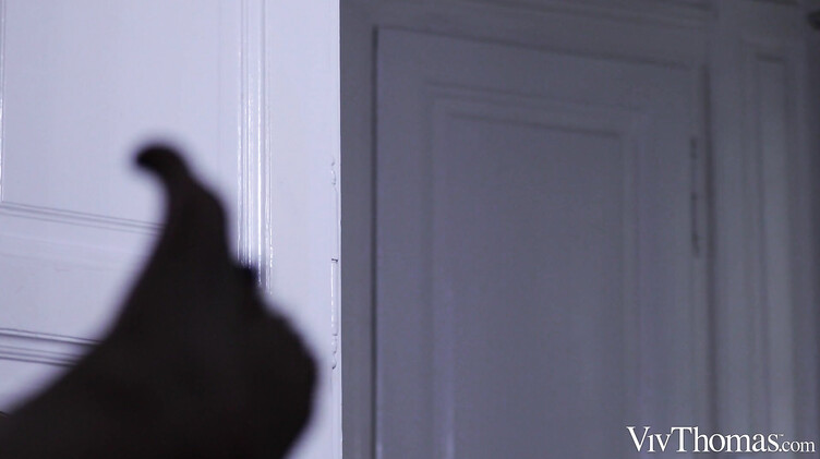 Viv Thomas: Оторвала подругу от телека фигурой в белье и отлизала пизду