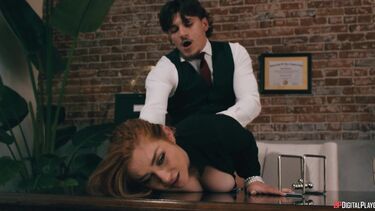 Digital Playground: Пухлая милфа Кира Фокс трахается с коллегой в кабинете начальника