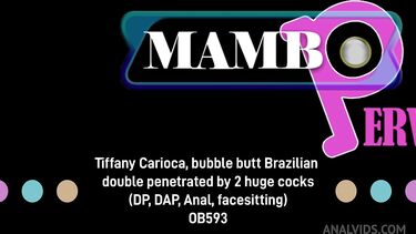 Anal Vids: Два члена в попке у розоволосой латинки Тиффани Кариока