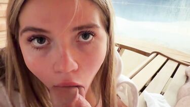 Минет в сауне и анал в номере отеля с Энджи Файт