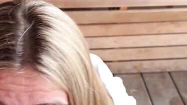 Минет в сауне и анал в номере отеля с Энджи Файт