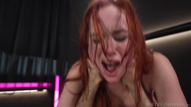 Жесткая ебля Одри Рейд: плевки в рот, глубокая глотка и вылизывание задницы Рокко